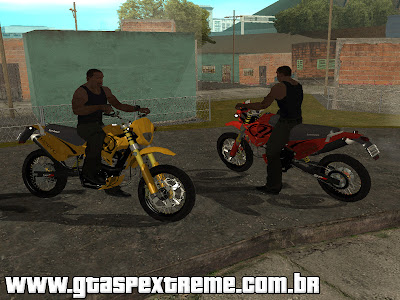 Sundown STX Motard 200cc para GTA San Andreas